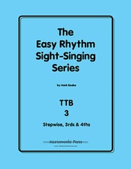 The Easy Rhythms Sight-Singing Series Digital File Reproducible PDF cover Thumbnail